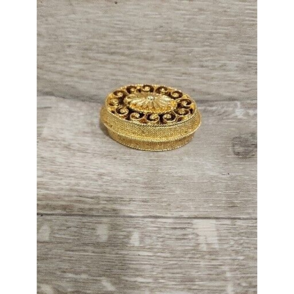Vintage Max Factor Hypnotique Full Creme Perfume Pill Box - Picture 2 of 5